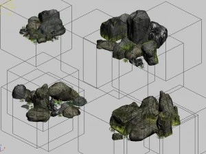 explore the mountains - rocks 04 3D Model