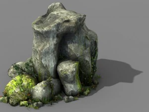 explore the mountains - rocks 05 3D Model