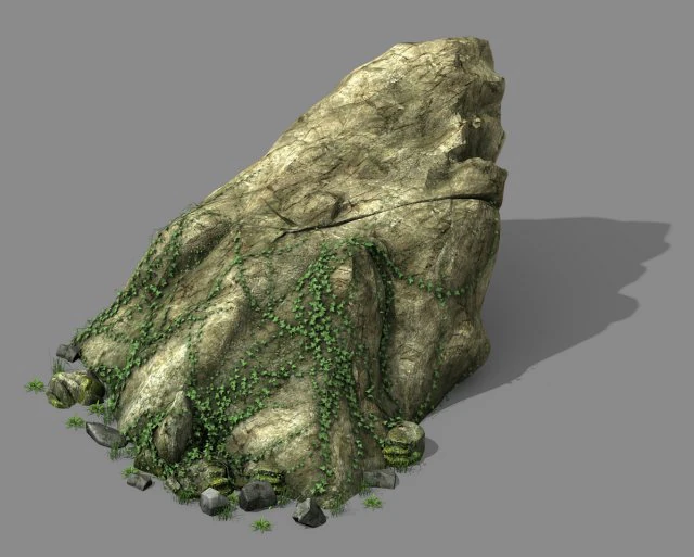 esplorare le montagne - roccia 06 Modello 3D .c4d .max .obj .3ds .fbx .stl .blend 