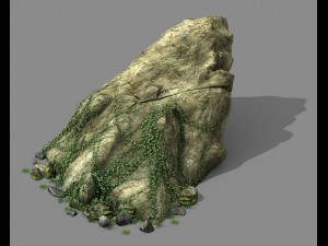 explore the mountains - rock 06 Modelo 3D