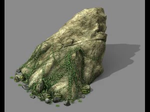 esplorare le montagne - roccia 06 Modello 3D