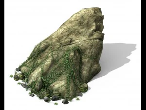 esplorare le montagne - roccia 06 Modello 3D