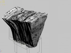 explore the mountains - rocks 07 3D Model