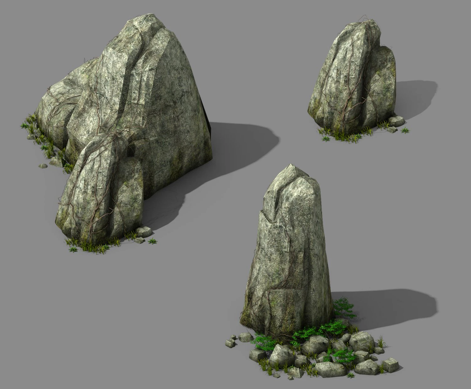 explore the mountains - rocks 08 3D Model .c4d .max .obj .3ds .fbx .stl .blend