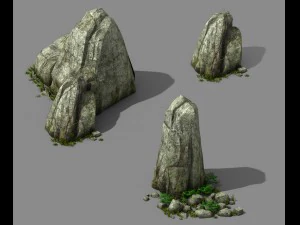 dağları keşfedin - kayalar 08 3D Model