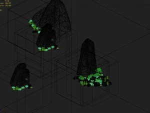 explore the mountains - rocks 08 3D Model