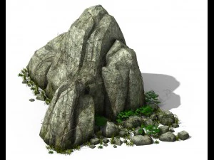 explore the mountains - rocks 09 3D Model