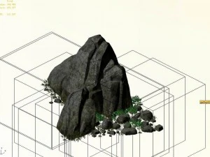 explore the mountains - rocks 09 3D Model