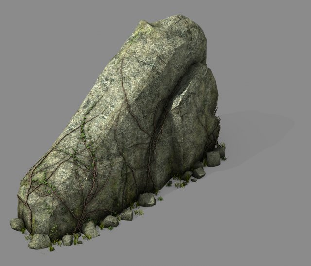 explore the mountains - rocks 010 Model 3D .c4d .max .obj .3ds .fbx .stl .blend 