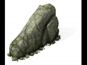 explore the mountains - rocks 010 Model 3D