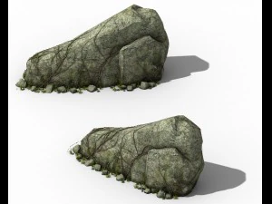 explore the mountains - rocks 010 3D Model