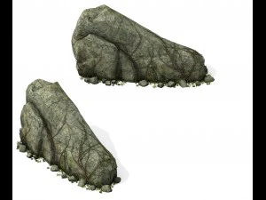 explore the mountains - rocks 010 3D Model