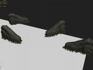 explore the mountains - rocks 010 3D Model