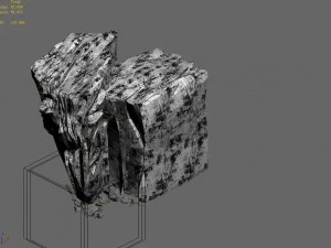 explore the mountains - mountain rock 012 3D Model
