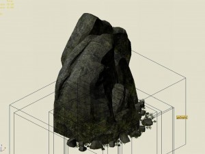 explore the mountains - rock 013 3D Model