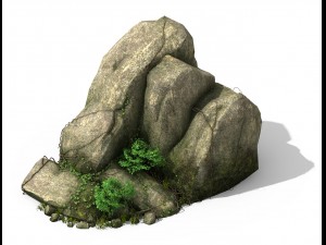 explore the mountains - rocks 014 3D Model