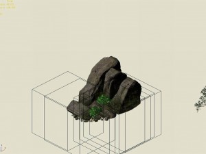 explore the mountains - rocks 014 3D Model