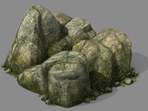 explore the mountains - rocks 015 3D मॉडल