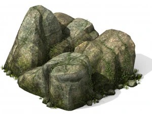 explore the mountains - rocks 015 3D Model