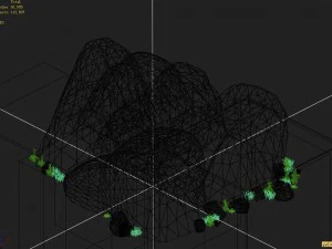 explore the mountains - rocks 015 3D Model
