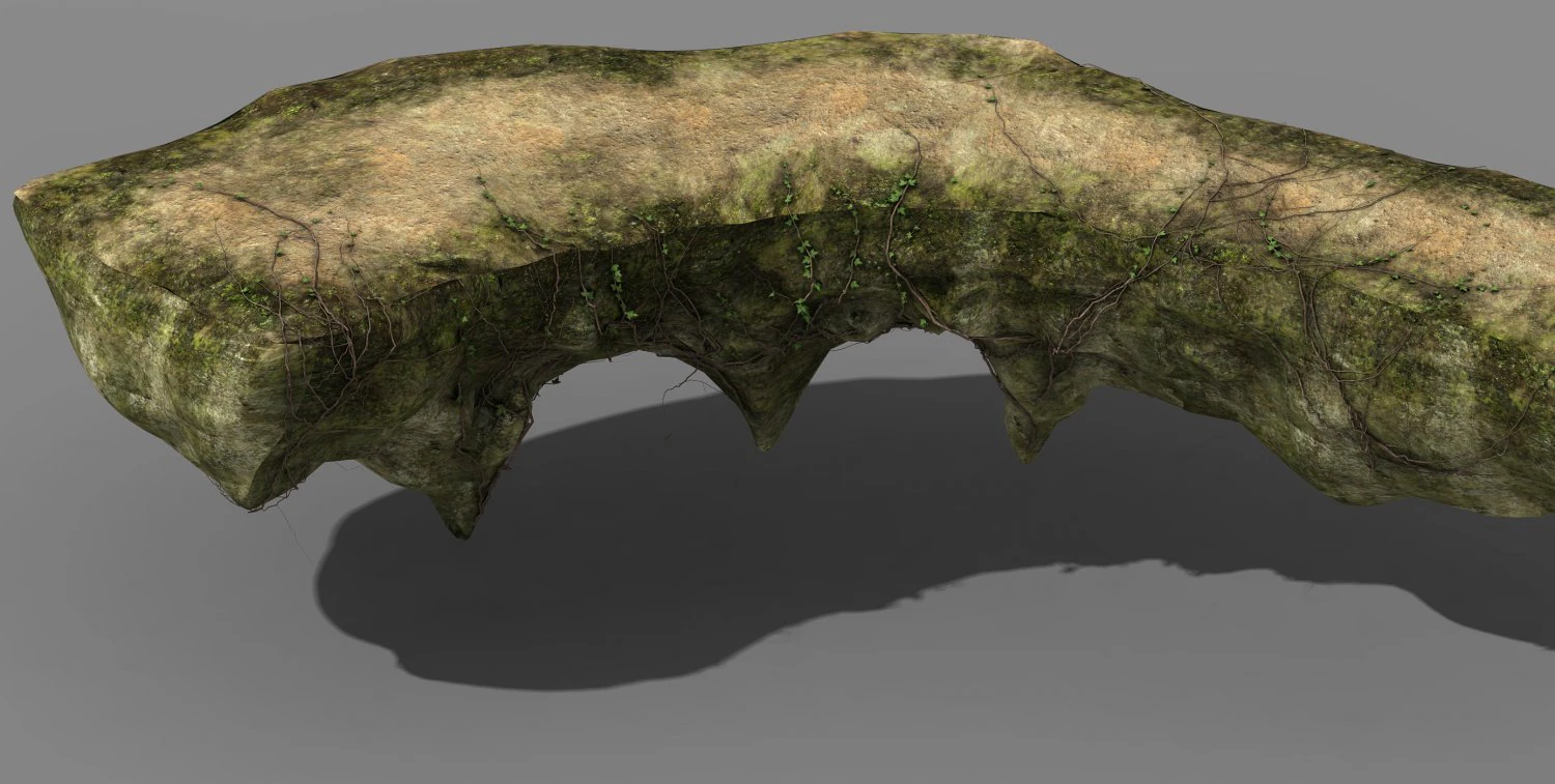 explore the mountains - rock 016 3D Model .c4d .max .obj .3ds .fbx .stl .blend 