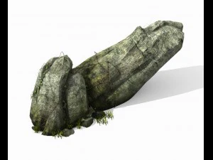 explore the mountains - rock 017 3D Model