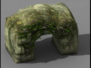 jelajahi pegunungan - batu 018 Model 3D