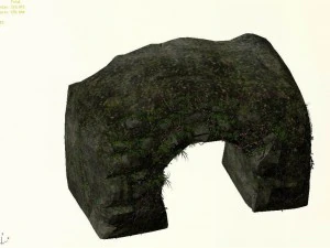 explore the mountains - rock 018 3D Model