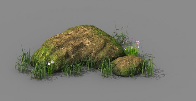 explore the mountains - rocks 20 Model 3D .c4d .max .obj .3ds .fbx .stl .blend 