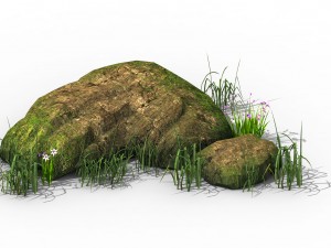 explore the mountains - rocks 20 Model 3D
