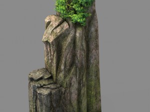 explore the mountains - rock 022 3D Model