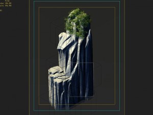 explore the mountains - rock 022 3D 모델