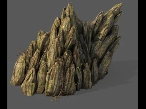 dağları keşfedin - kayalar 024 3D Model