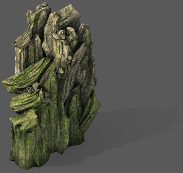 explore the mountains - rock 025 3D मॉडल .c4d .max .obj .3ds .fbx .stl .blend 