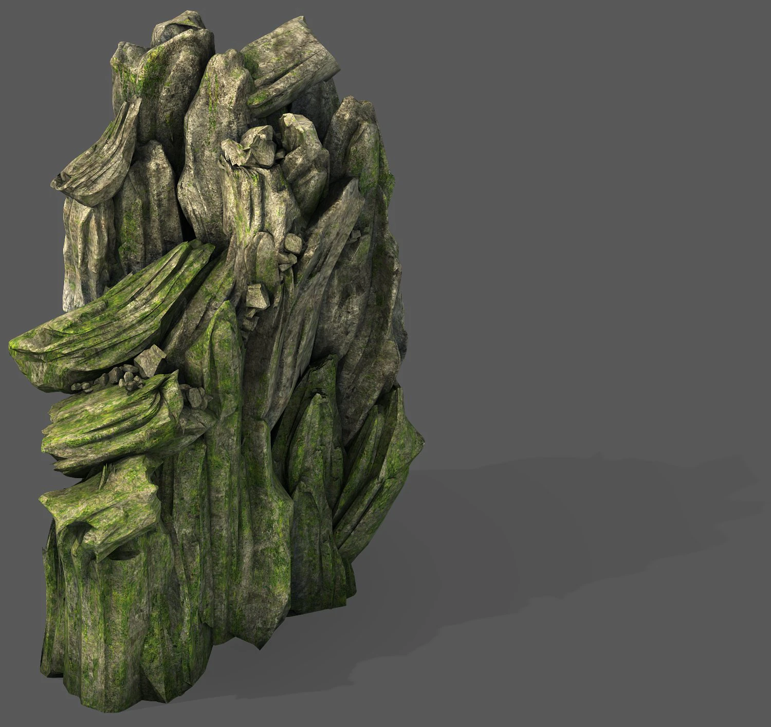 explore the mountains - rock 025 3D Model .c4d .max .obj .3ds .fbx .stl .blend