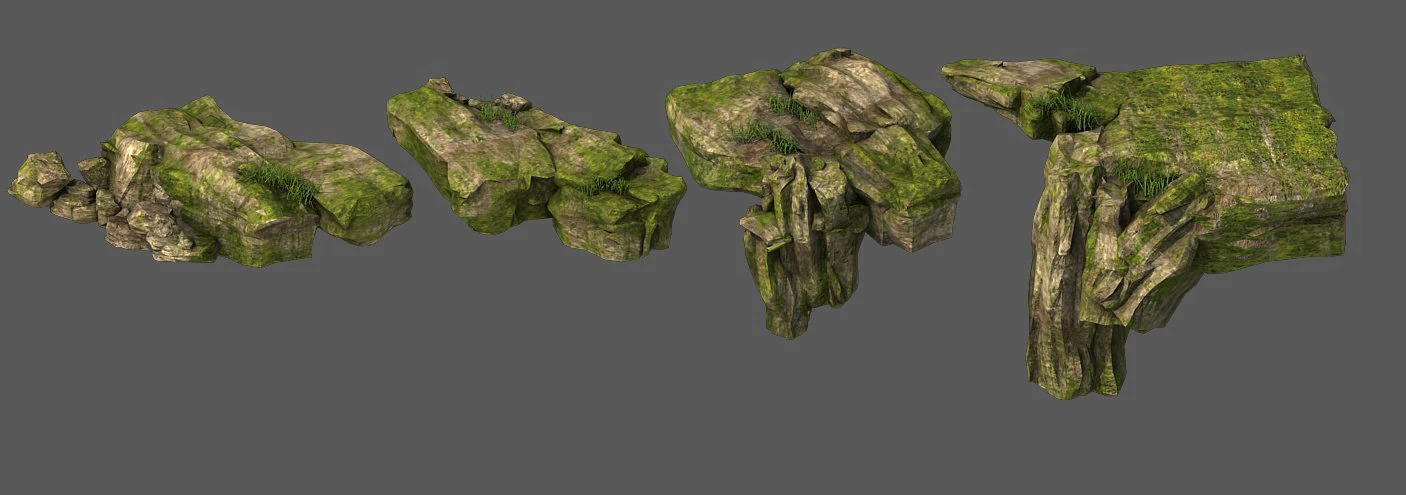 explore the mountains - rock 026 3D Model .c4d .max .obj .3ds .fbx .stl .blend 
