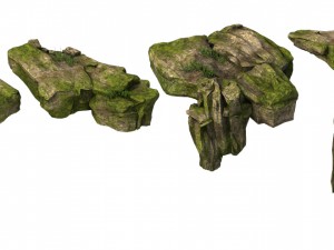 explore the mountains - rock 026 Model 3D
