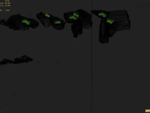 explore the mountains - rock 026 3D Model