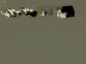 explore the mountains - rock 026 Model 3D