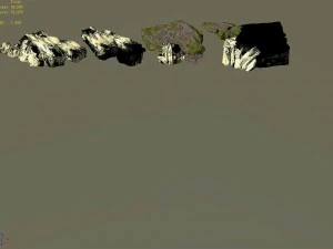 explore the mountains - rock 026 3D Model