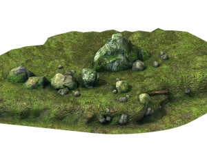 explore the mountains - rocks - stones 01 3D Model