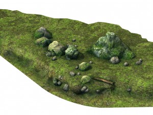explore the mountains - rocks - stones 01 3D Model