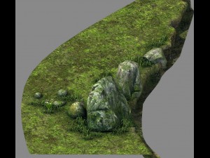 explore the mountains - rocks - stones 02 3D 模型