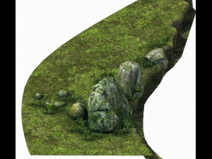 explore the mountains - rocks - stones 02 3D Model