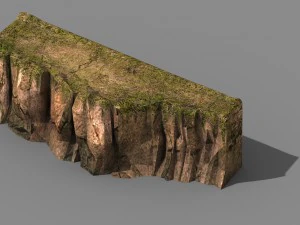 explore the mountains - cliff 01 3D Model