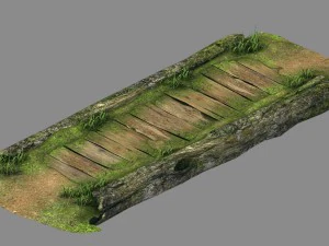zwiedzaj g&oacute;ry - most ziemny 01 Model 3D