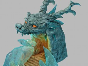 Tongtianhe &ndash; Eisdrachenh&ouml;hle 01 3D Modell