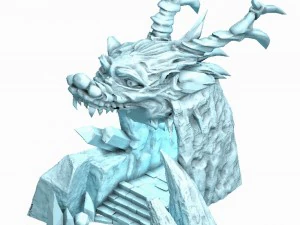 tongtianhe - ice dragon cave 01 3D Model