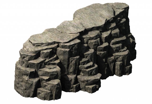 tongtianhe - quartet stone 02 3D Model .c4d .max .obj .3ds .fbx .stl .blend 