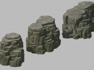 tongtianhe - quartet stone 03 3D Model